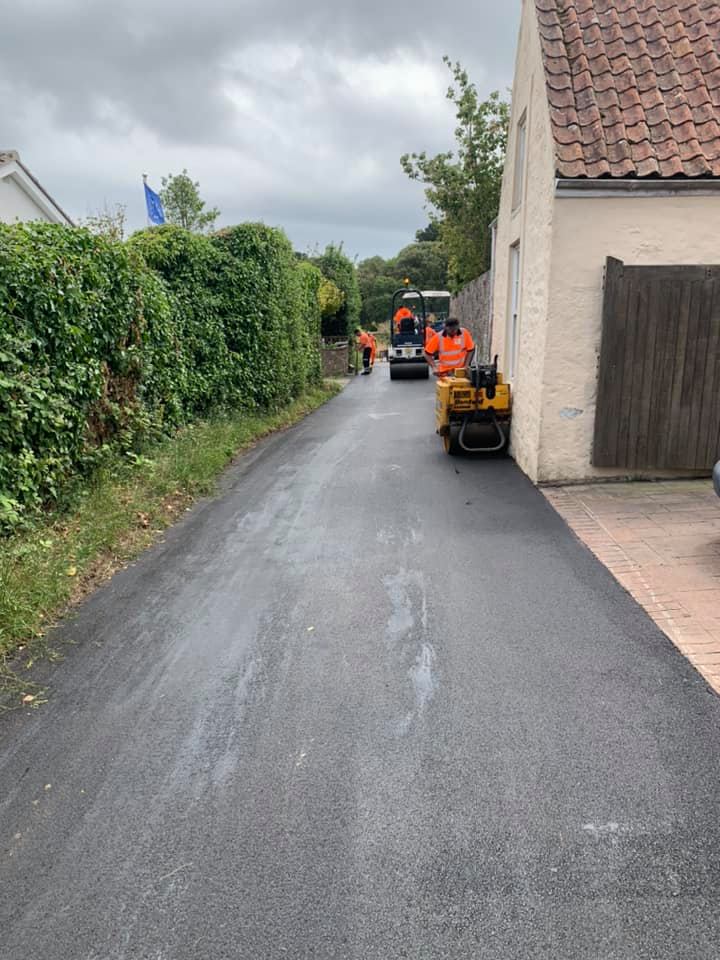 Asphalt resurfacing project
