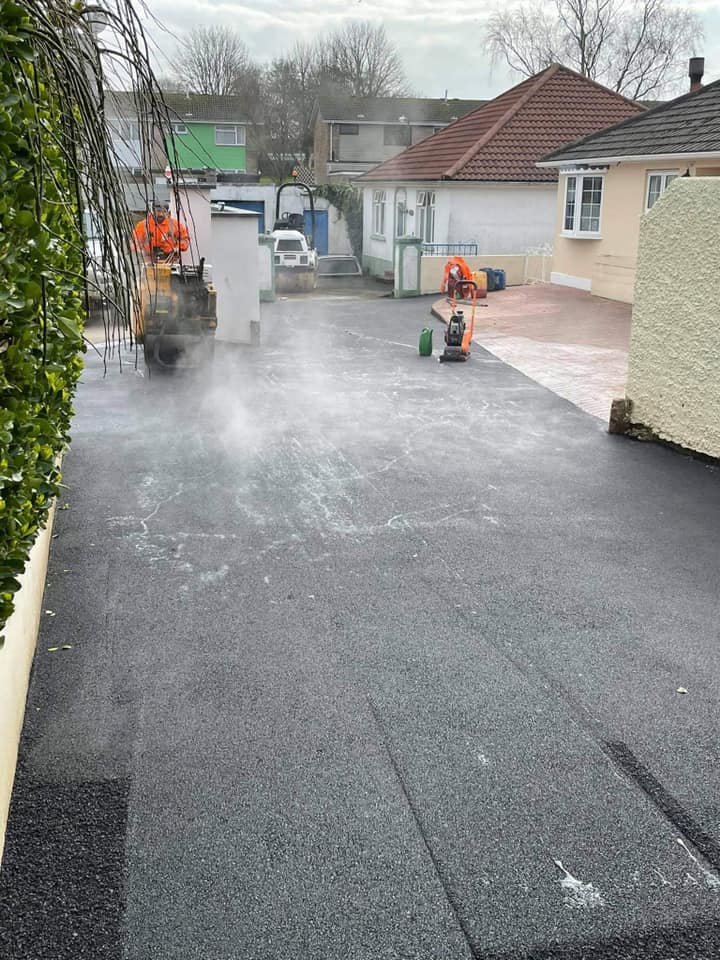 Commercial yard surfacing Westminster project