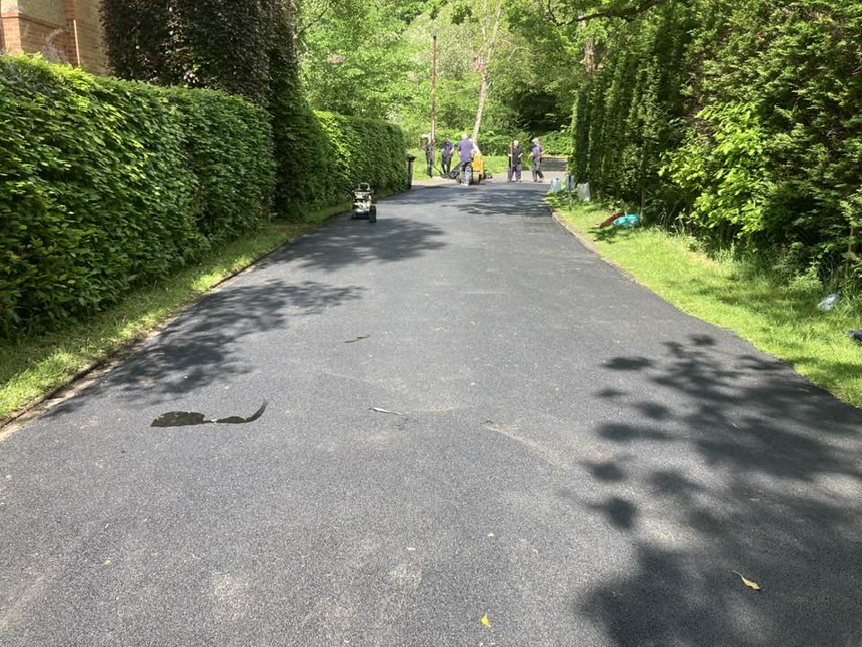 Private road surfacing project Surrey