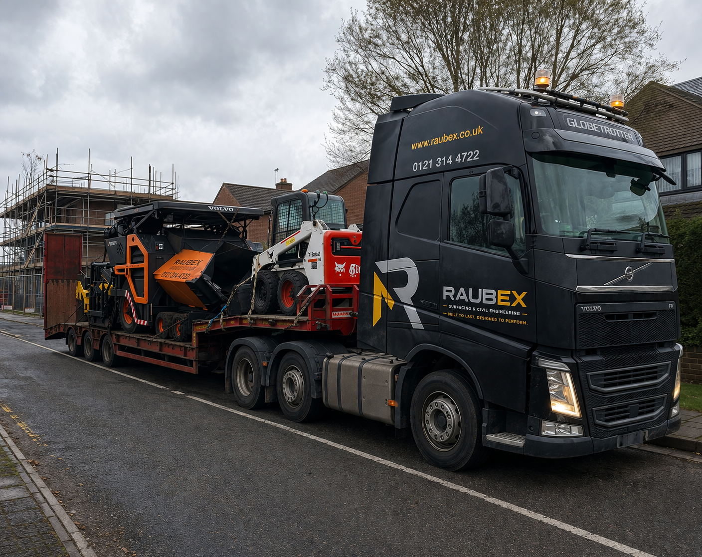 Raubex tarmac and asphalt surfacing project